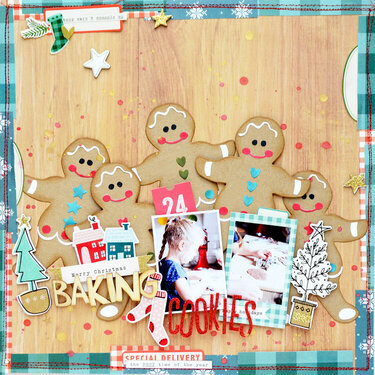 Baking Cookies Layout by Anna Komenda