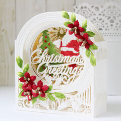 Layered Christmas Card by Hussena Calcuttawala