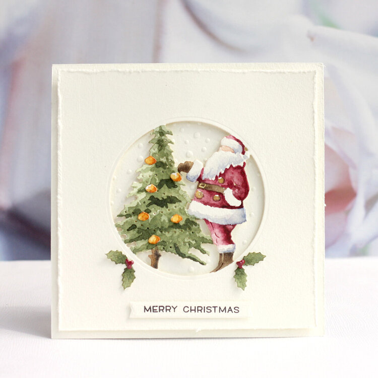 Merry Christmas Card by Karin kesdotter