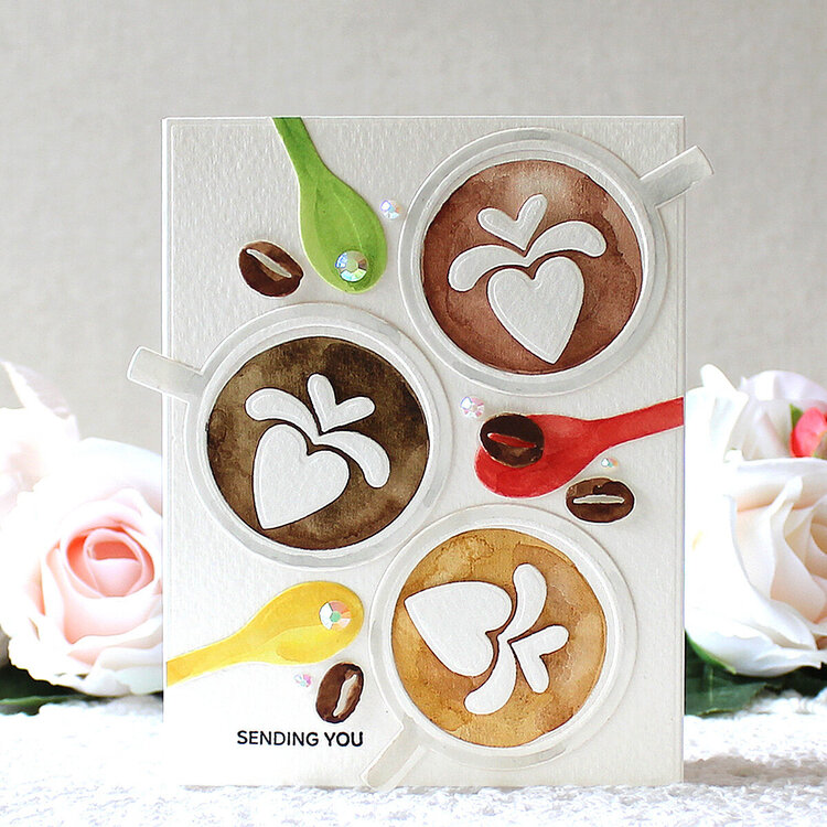 Watercolor Coffee Card by Yoonsun Hur