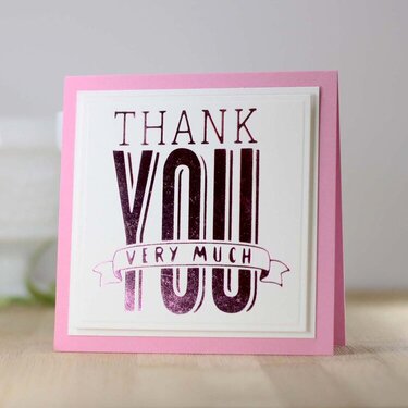 Thank You Card by Laurie Willison