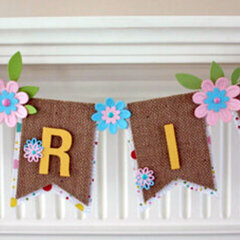 Spring Time Bunting With Spellbinders Contour Dies by Christine Emberson for Spellbinders