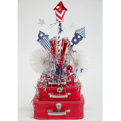 4th of July Sparkly Table Arrangement Tutorial from Spellbinders