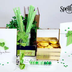 Signs Of Spring St. Patrick's Day Ensemble by Debi Adams & Michelle Ridge for Spellbinders