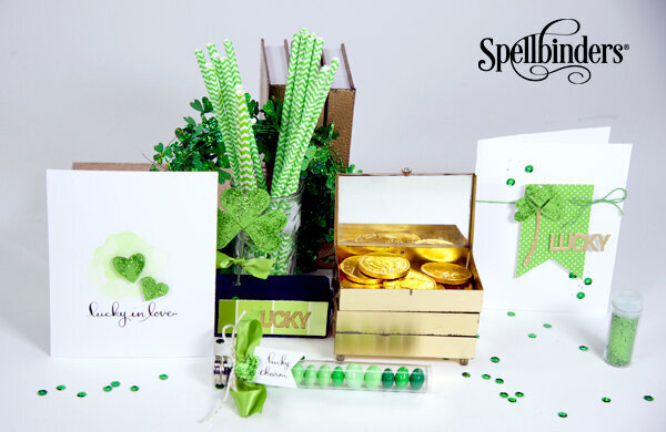 Signs Of Spring St. Patrick&#039;s Day Ensemble by Debi Adams &amp; Michelle Ridge for Spellbinders