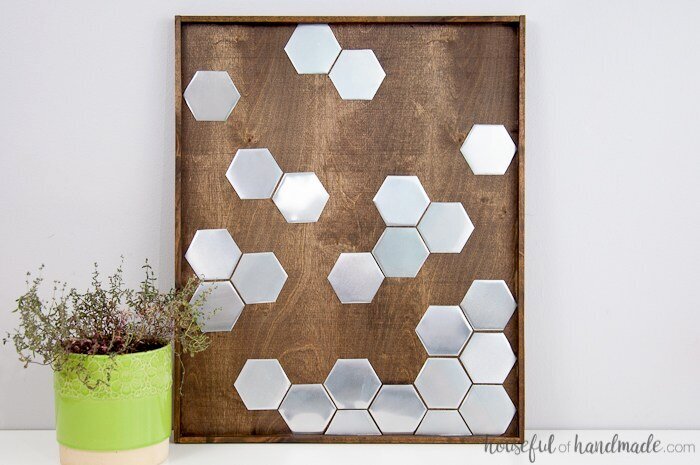 DIY Hexagon Wall Art