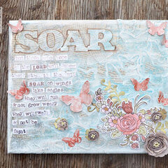 Soar Canvas featuring Donna Salazar Stamp/Die Combo for Spellbinders