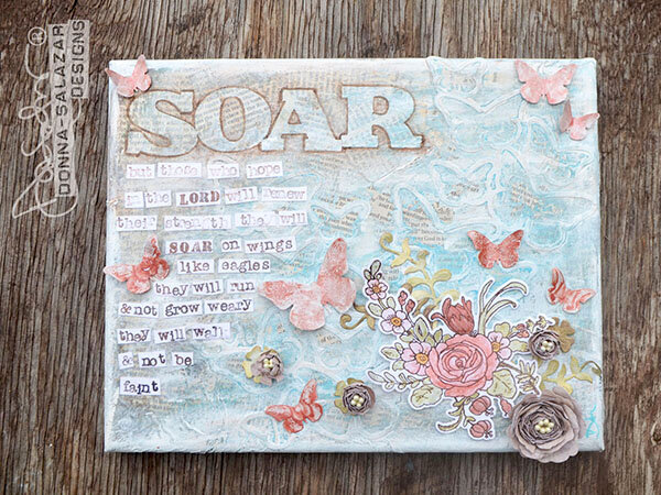Donna Salazar, Coloring With Stamp/Die Combos from Spellbinders