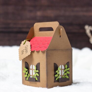 Gingerbread House Gift Box by Koren Wiskman