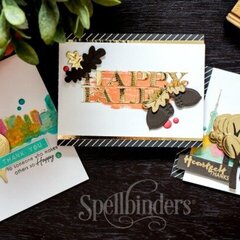 Fall Cards featuring Spellbinders Woodland Collection