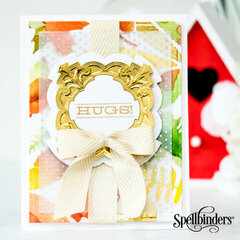 Create One Of A Kind Watercolor Background With Spellbinders Dies