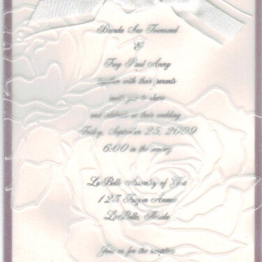 Avery Wedding Invitation