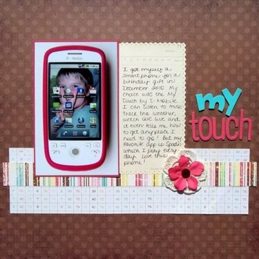 My Touch *Scraptivations Challenge*