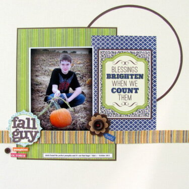 Fall Guy * Personalscrapper kit*