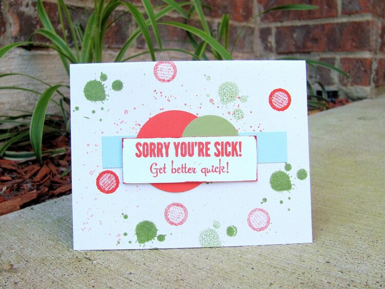 Sorry your sick