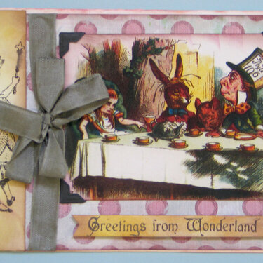 Greetings from Wonderland Card