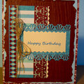 Blue and Burlap Birthday