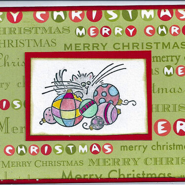 Christmas 2012 - Fluffles and Baubles