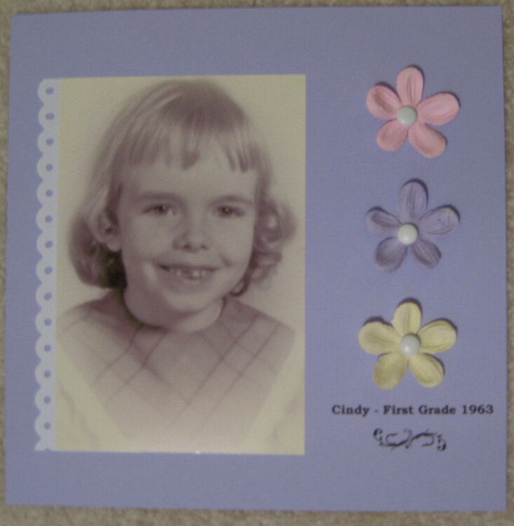 Cindy - First Grade 1963