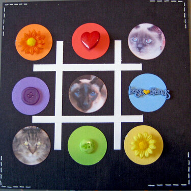 NSD Colors of the Rainbow Challenge - Tic Tac Toe - Best Friends