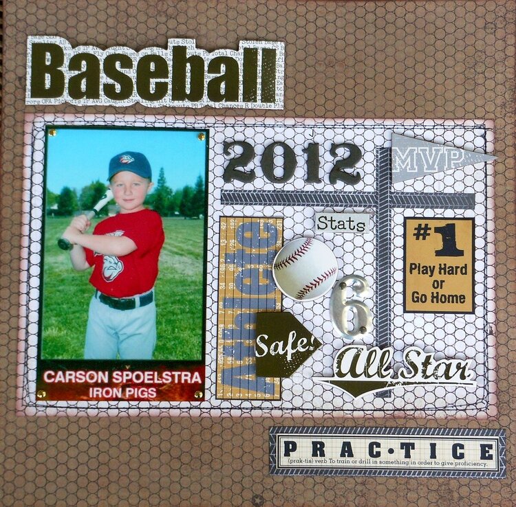 Carson&#039;s Baseball page