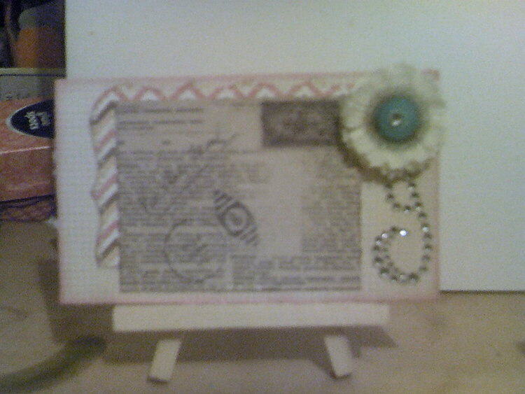 **Vintage Chic mini page**front