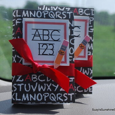 Gift Card Holders made up as mini books...