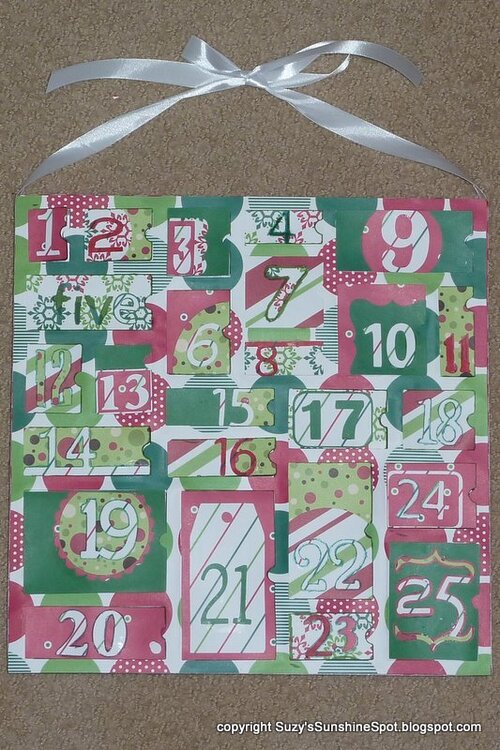 Green and red Advent Calendar
