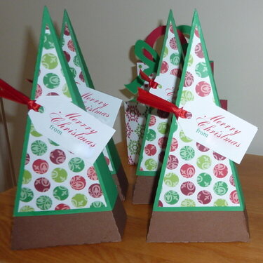 Christmas tree gift boxes...