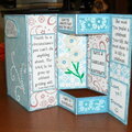 My First Tri Fold Card - Inside View