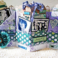 Accordion Fold Mini Album-Video Tutorial-BoBunny