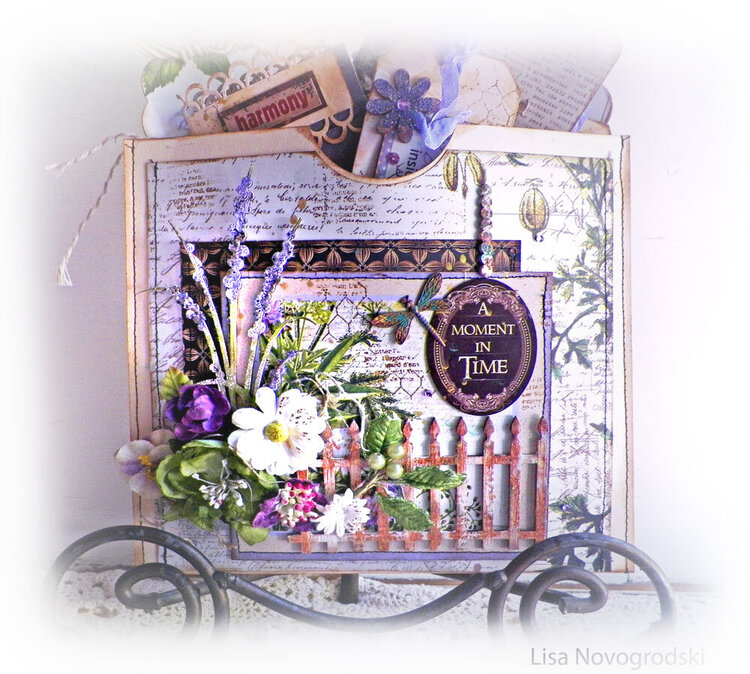 File Folder Pocket Accordion Album - Scraps of Darkness