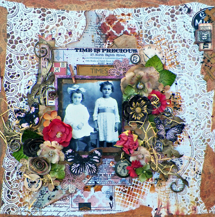 Vintage Layout **Scraps of Darkness **