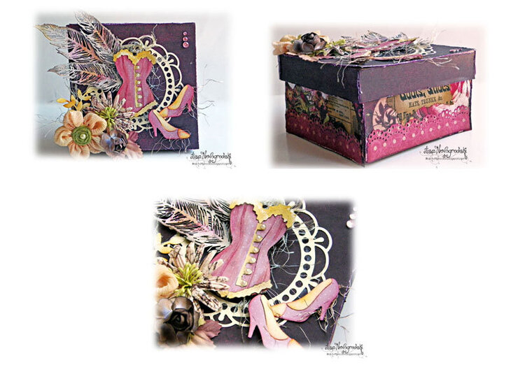 Altered Box **Gina&#039;s Designs &amp; CottageCutz**