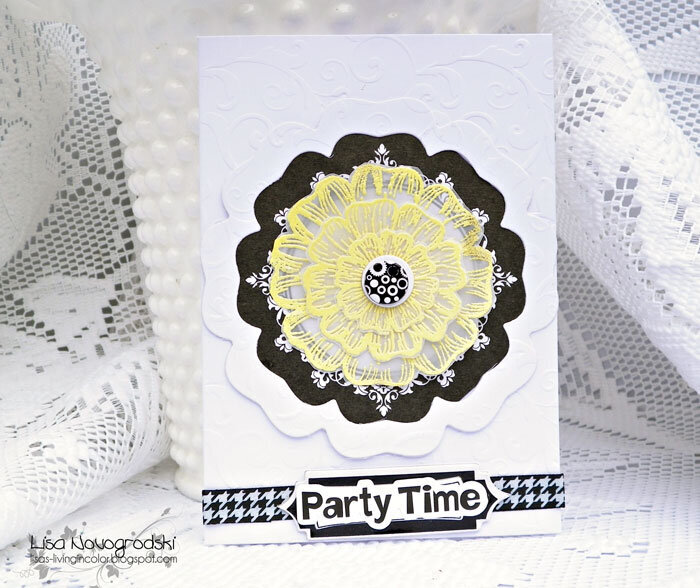 Party Time Card **Ruby Rock It **