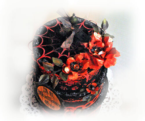 All Hallows Eve Cake ** Scraps of Darkness**