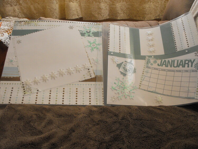 Family calendar monthly kit by LV Scrapbooking