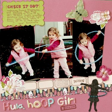 Hula hoop girl