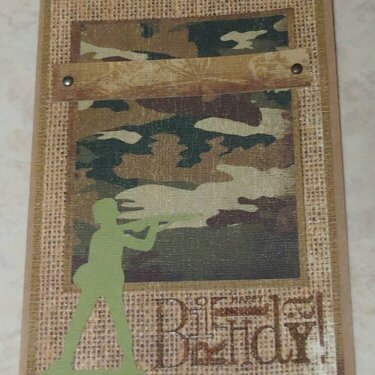 Camo &amp; Toy Soldier Card