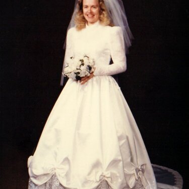 Wedding Dress made by Mom