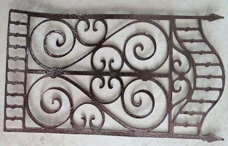 Ornamental Iron Cricut Cut