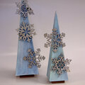 Snowflakes on Holiday Trees