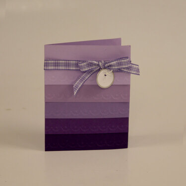 Embossed in Layers Card