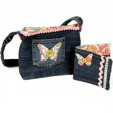 Butterfly Pillow and billfold