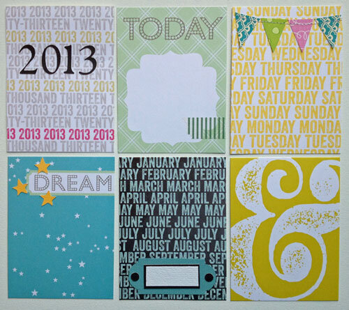 Journaling cards - 2013