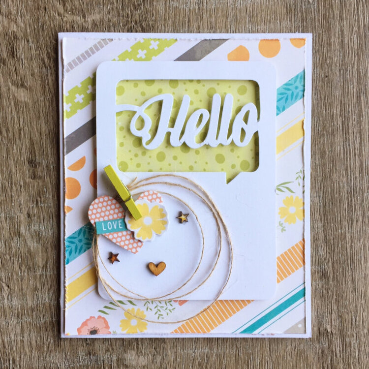 Hello Card by Kristine Davidson