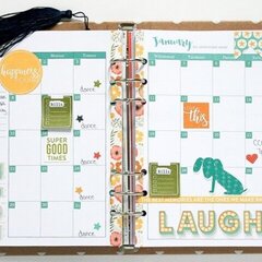 January Calendar by Wendy Antenucci