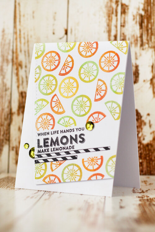 When Life Hands You Lemons Card by Julia Akinina for Jillibean Soup