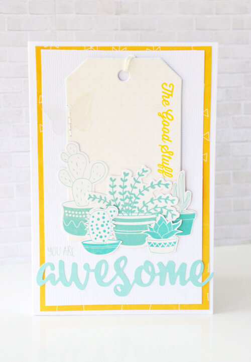 You Are Awesome Card by Leanne Allinson for Jillibean Soup