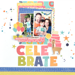 Celebrate Layout by Amy Coose